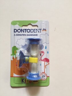 Dontodent DM zandloper voor tandenpoetsen
